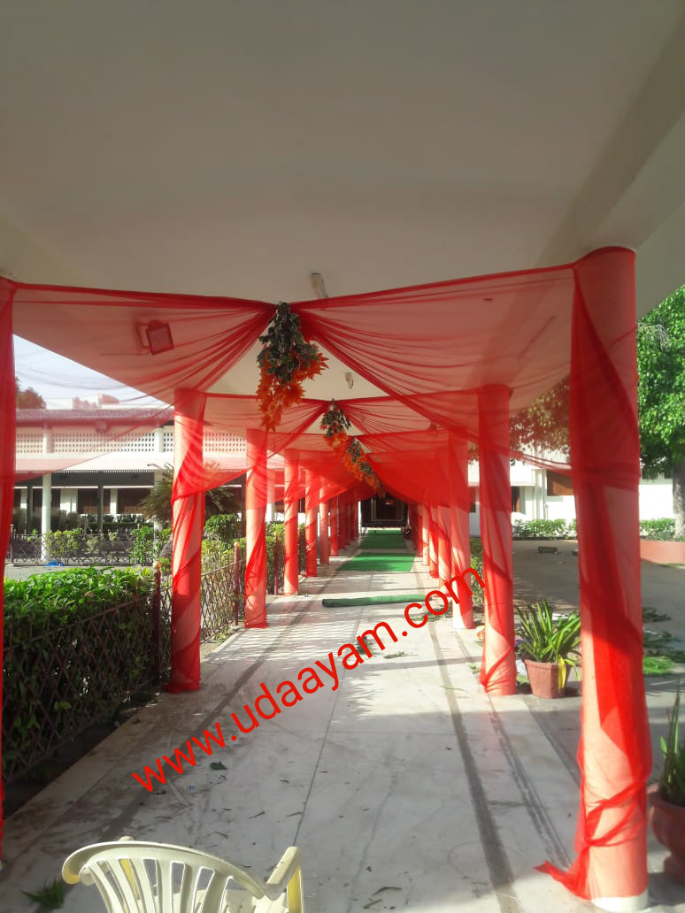 Entrance and pathway